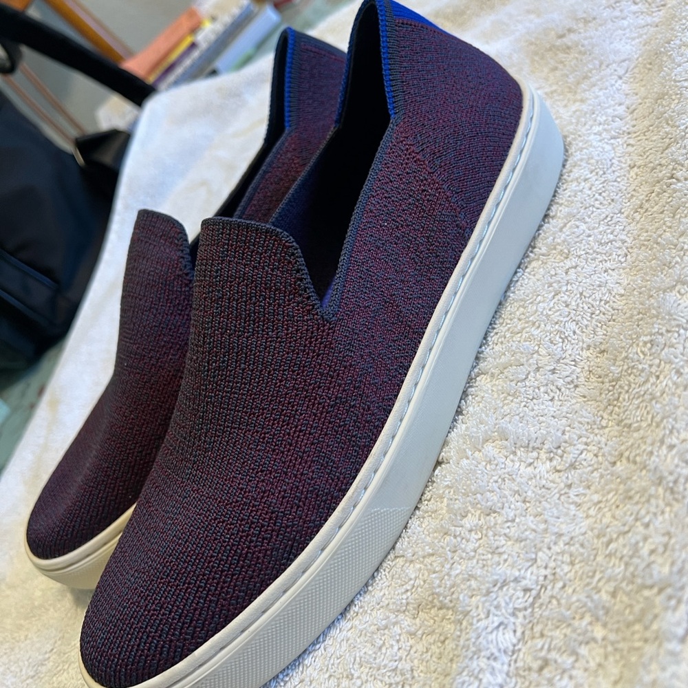 Rothy's Women's Loafers - Navy and Burgundy
